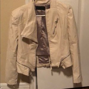 Faux leather jacket